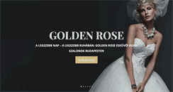 Desktop Screenshot of golden-rose.hu